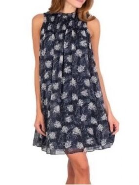 Joie Black Abstract Floral Pleated Midi Dress | autumn wedding guest dress